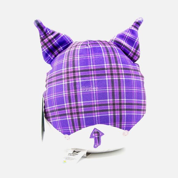 7" Kuromi in Purple Plaid Sanrio Squishmallows/ Jazzwares / KellyToy BNWT - Picture 4 of 6